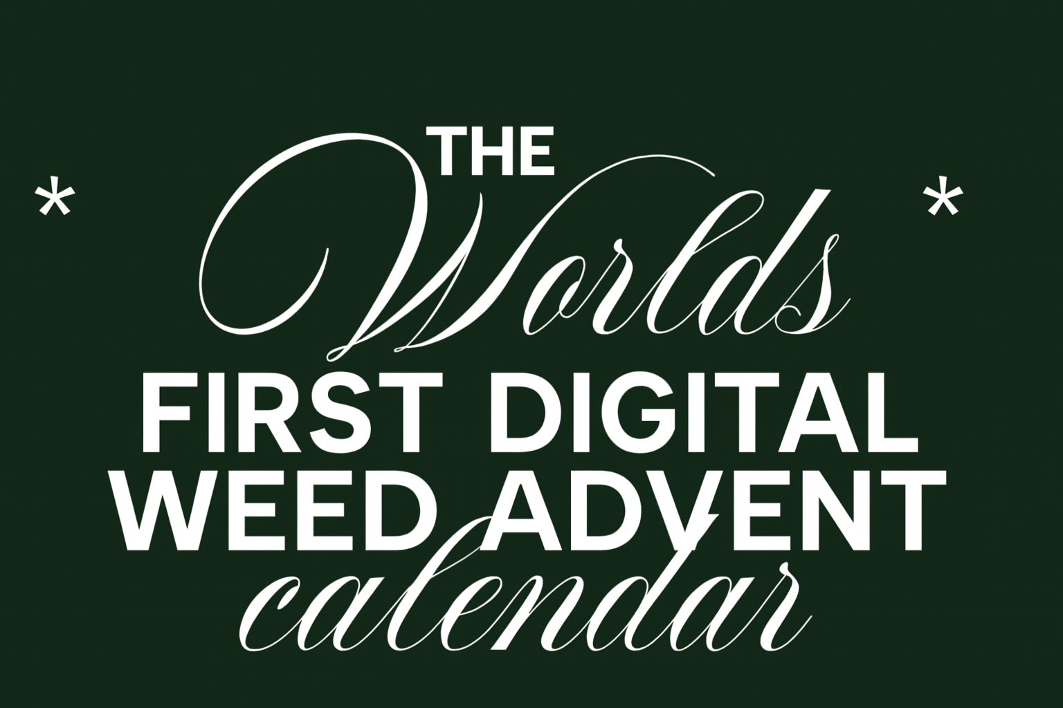 weed advent calendar