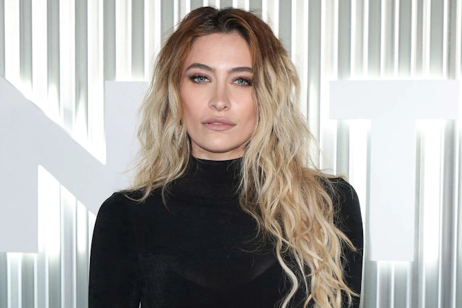 Paris Jackson posing in a stylish event
