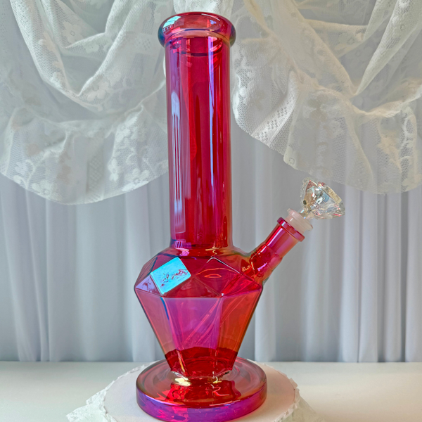 Diamond Bong- Cherry