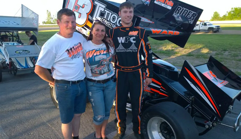 Kevin Ward Jr and his family