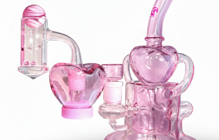 heart shaped dab rig