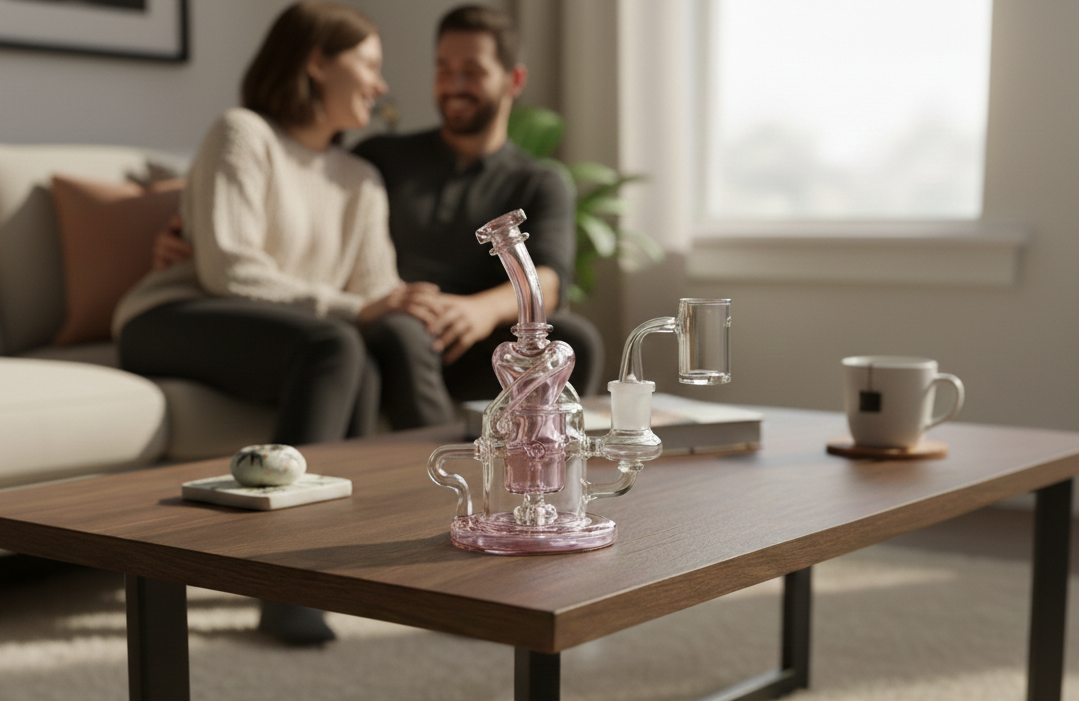 heart shaped dab rig