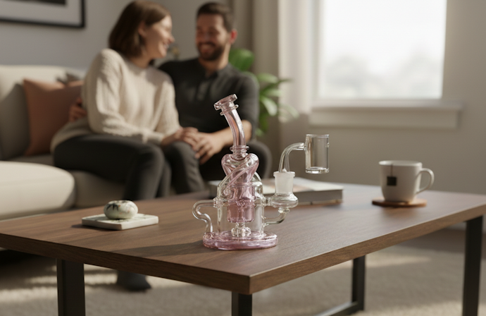 heart shaped dab rig