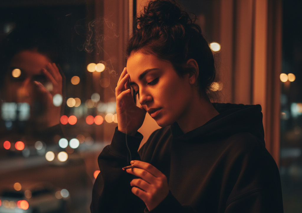 holding in weed smoke