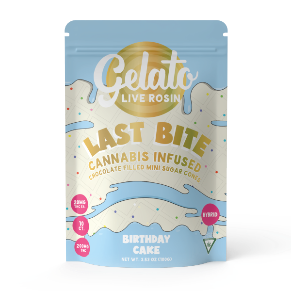 Gelato Last Bite Birthday Cake Cones 200mg THC