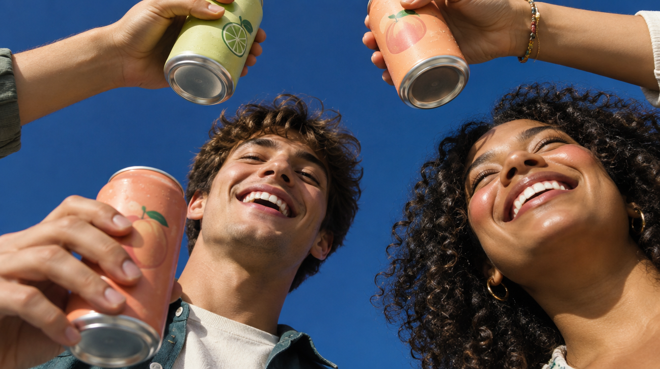 friends sharing some weed drinks
