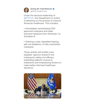 Major Update in Federal Marijuana Rescheduling: Here’s What Just Changed, and What This Means for Cannabis Users