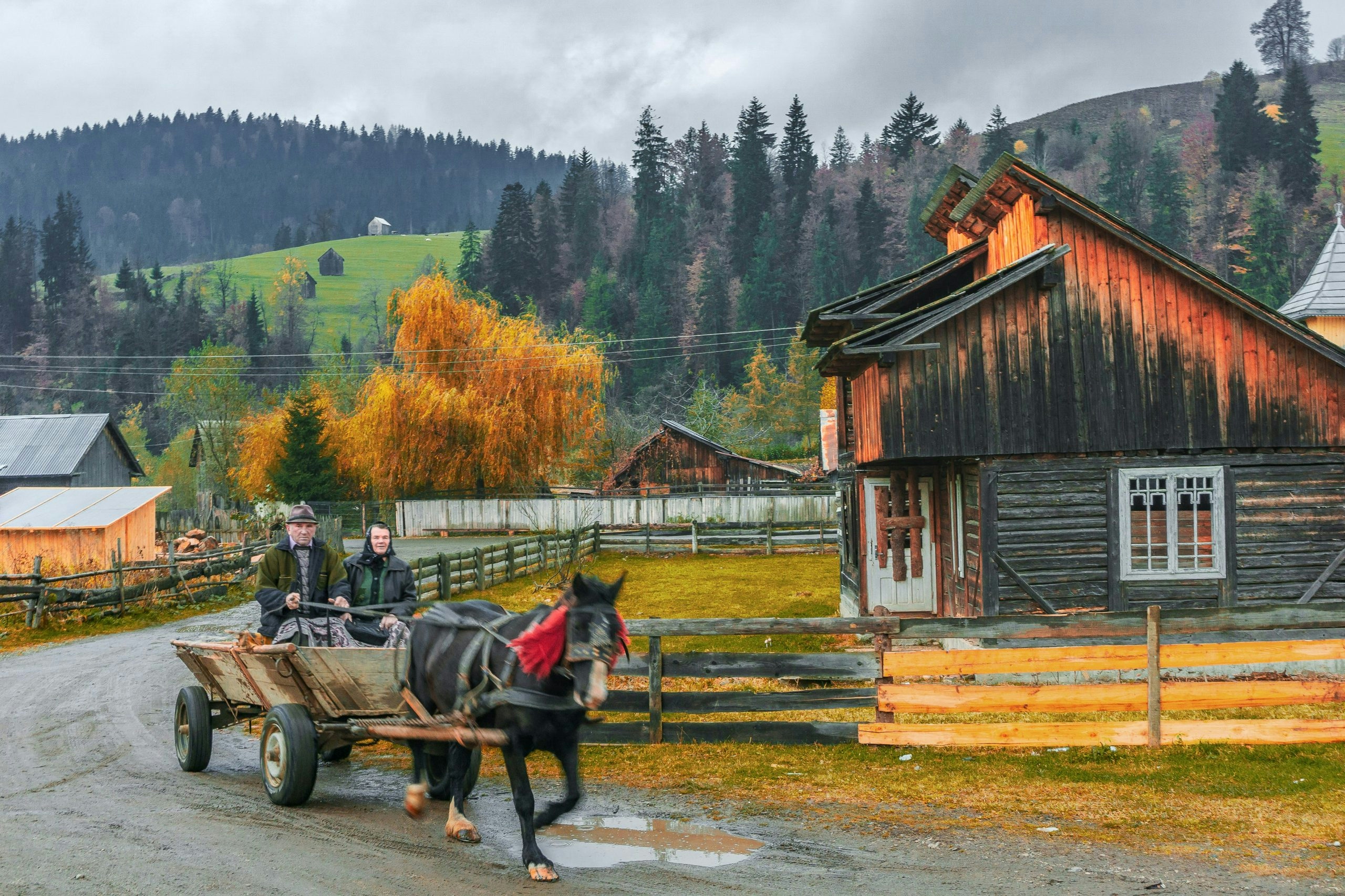 Romanian city streets