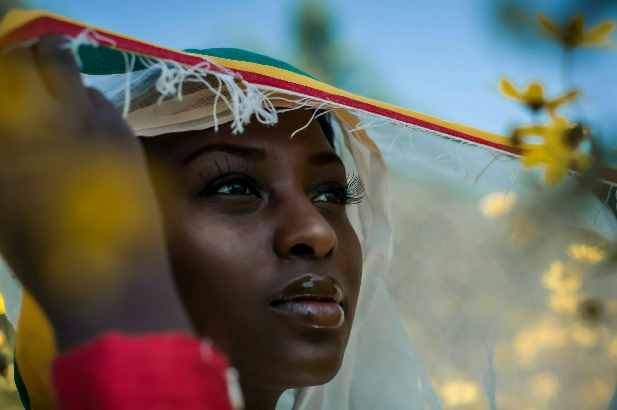Ethiopian woman smiling
