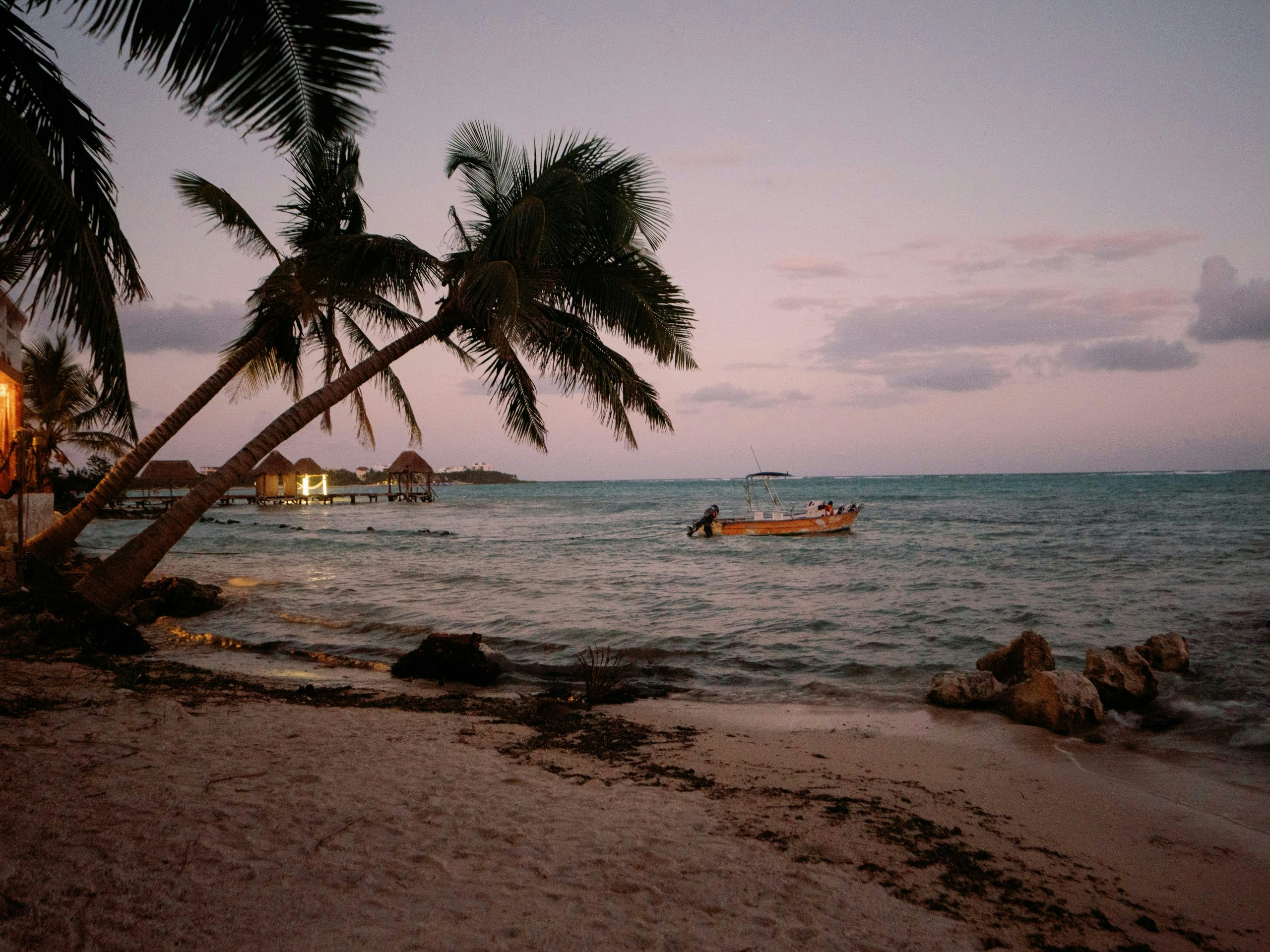 Tropical beach in Tulum