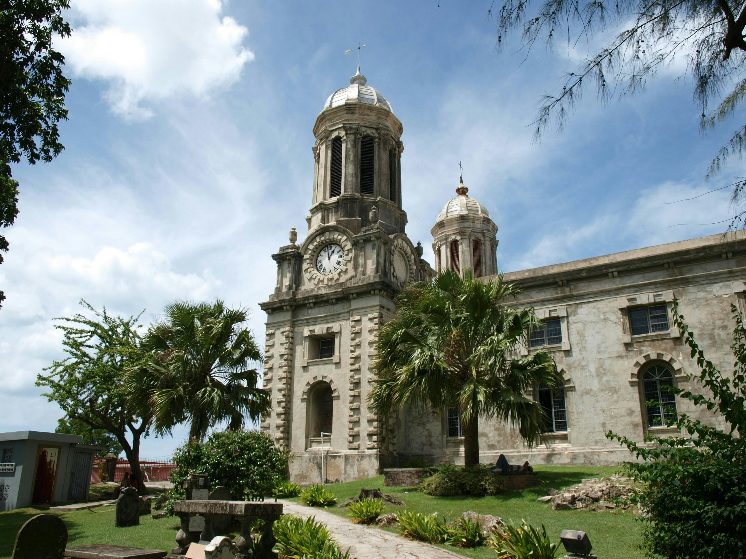 Historic colonial building in Antigua and Barbuda, featured in content about Buy Weed in Antigua and Barbuda