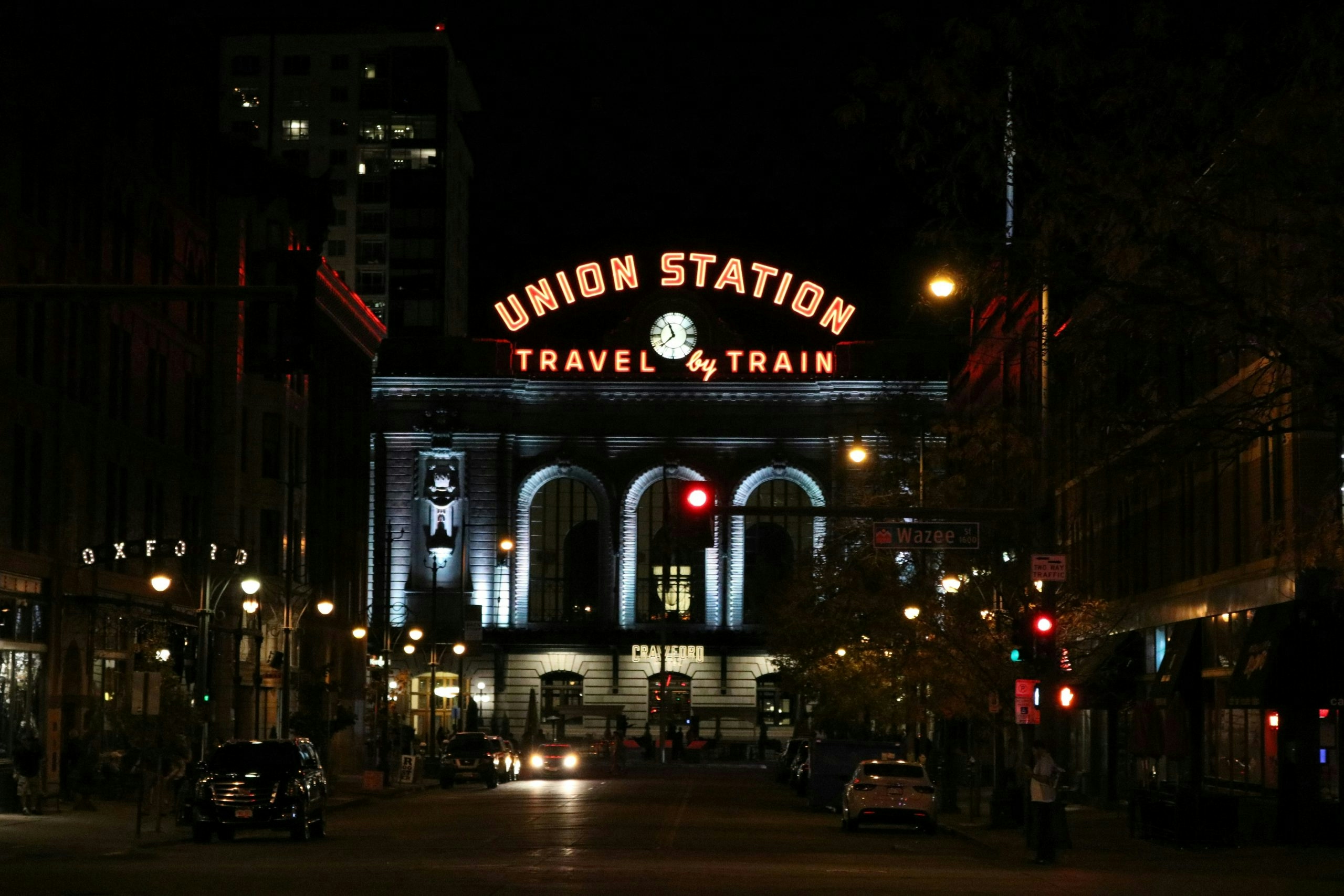 Historic Denver Union Station in the heart of downtown Denver.