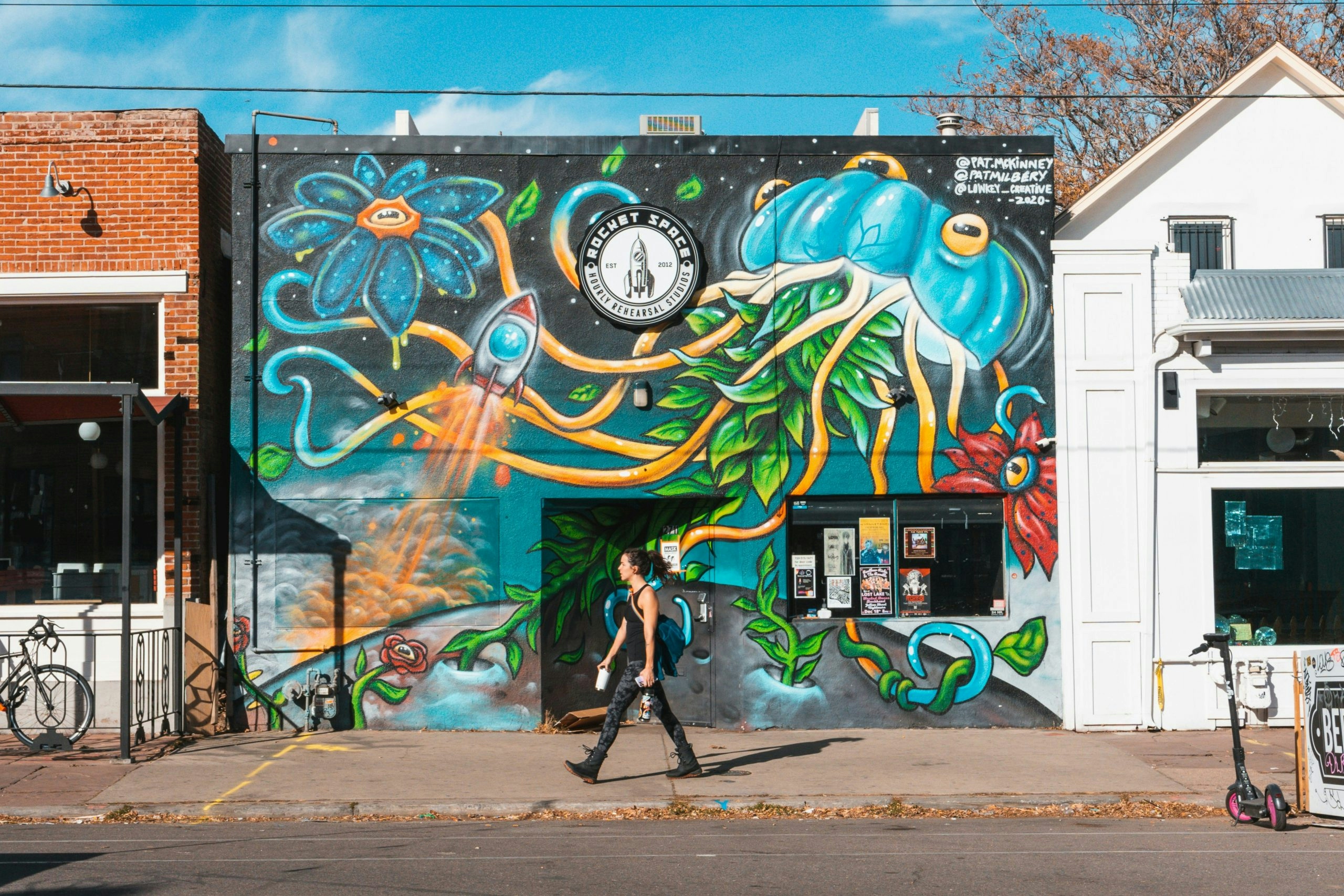 Traveler exploring downtown Denver, Colorado