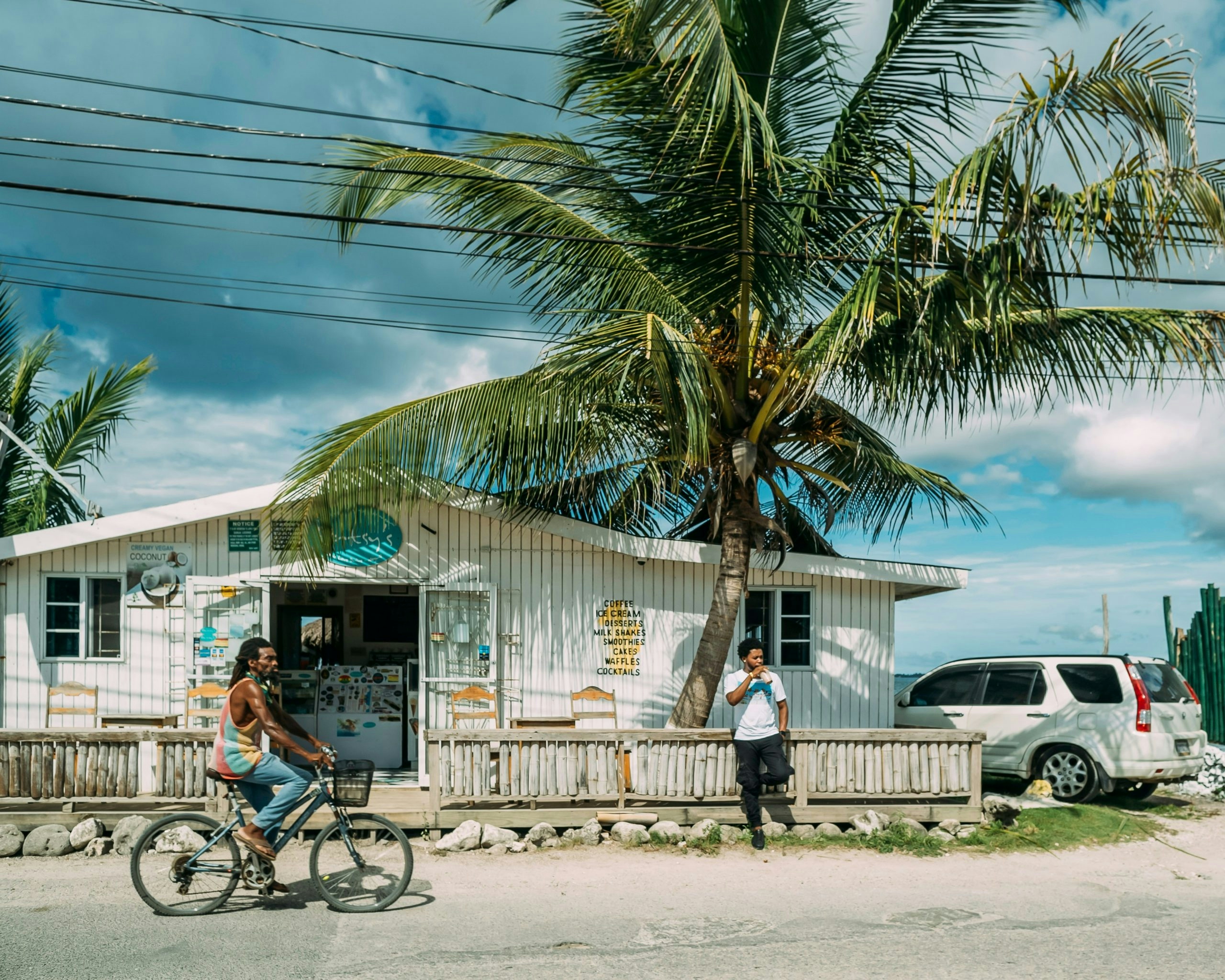 Person exploring Negril while learning about herb houses