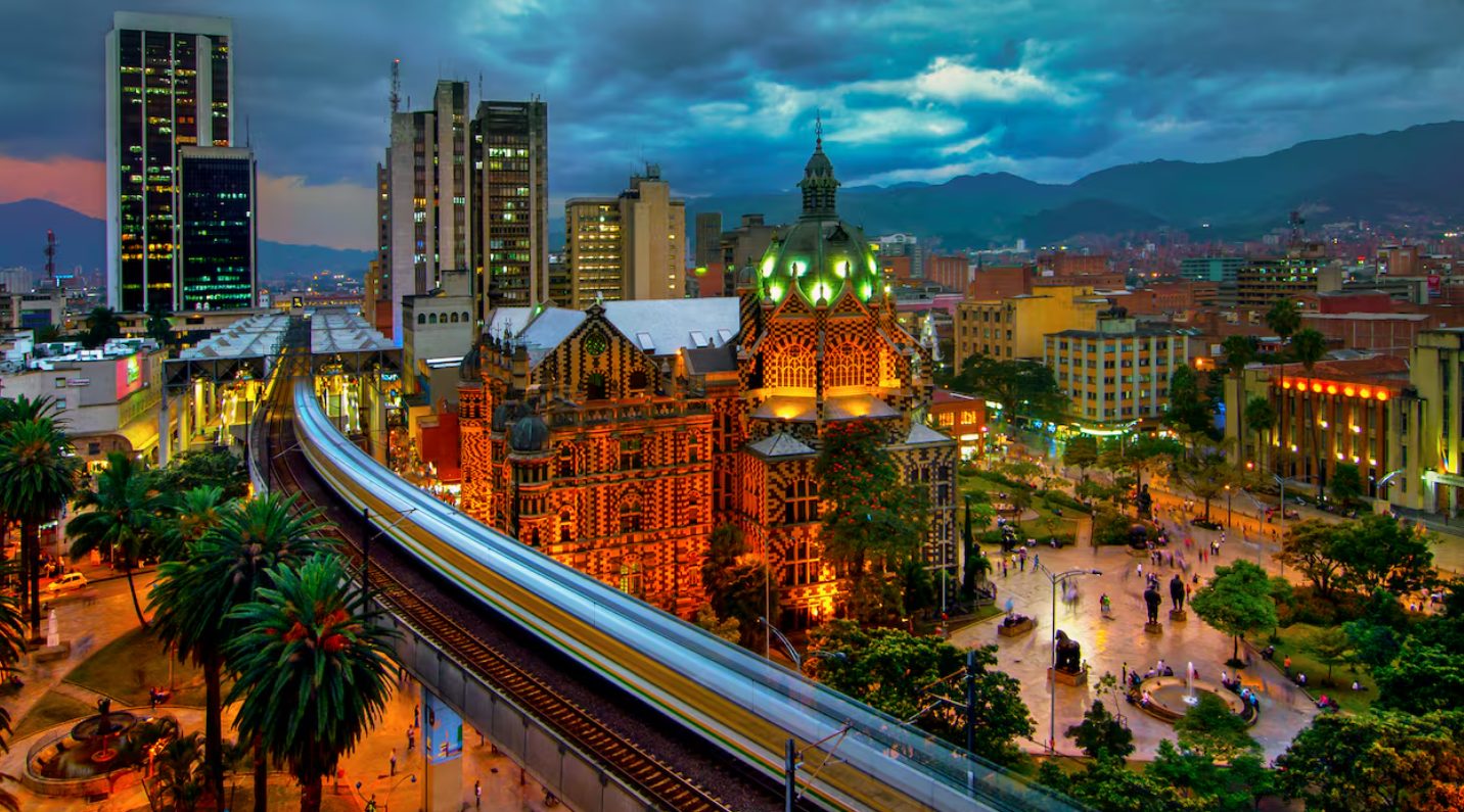 Plaza Botero surrounded by historic architecture in the heart of Medellín