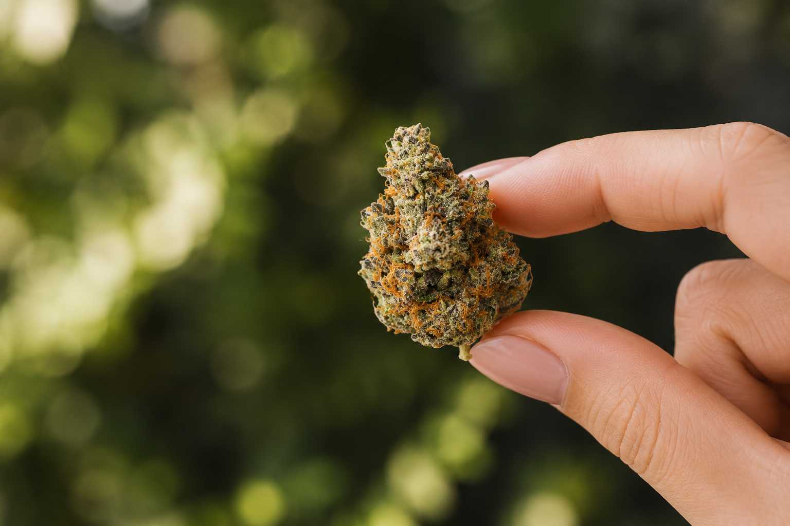 Close-up of Pinnacle cannabis strain featuring dense buds and frosty trichome coverage