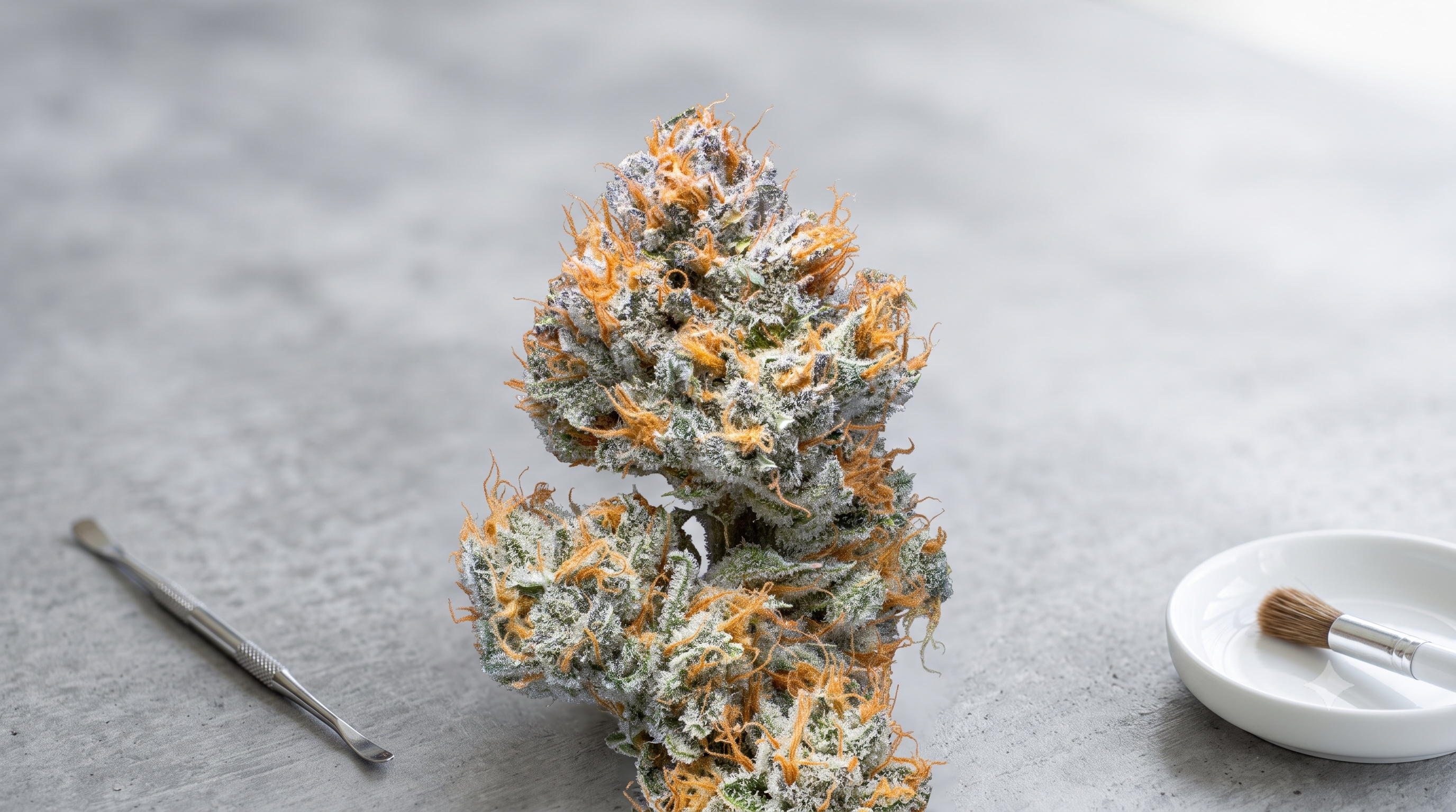 Close-up of Crunch Berries cannabis strain featuring dense buds and frosty trichome coverage