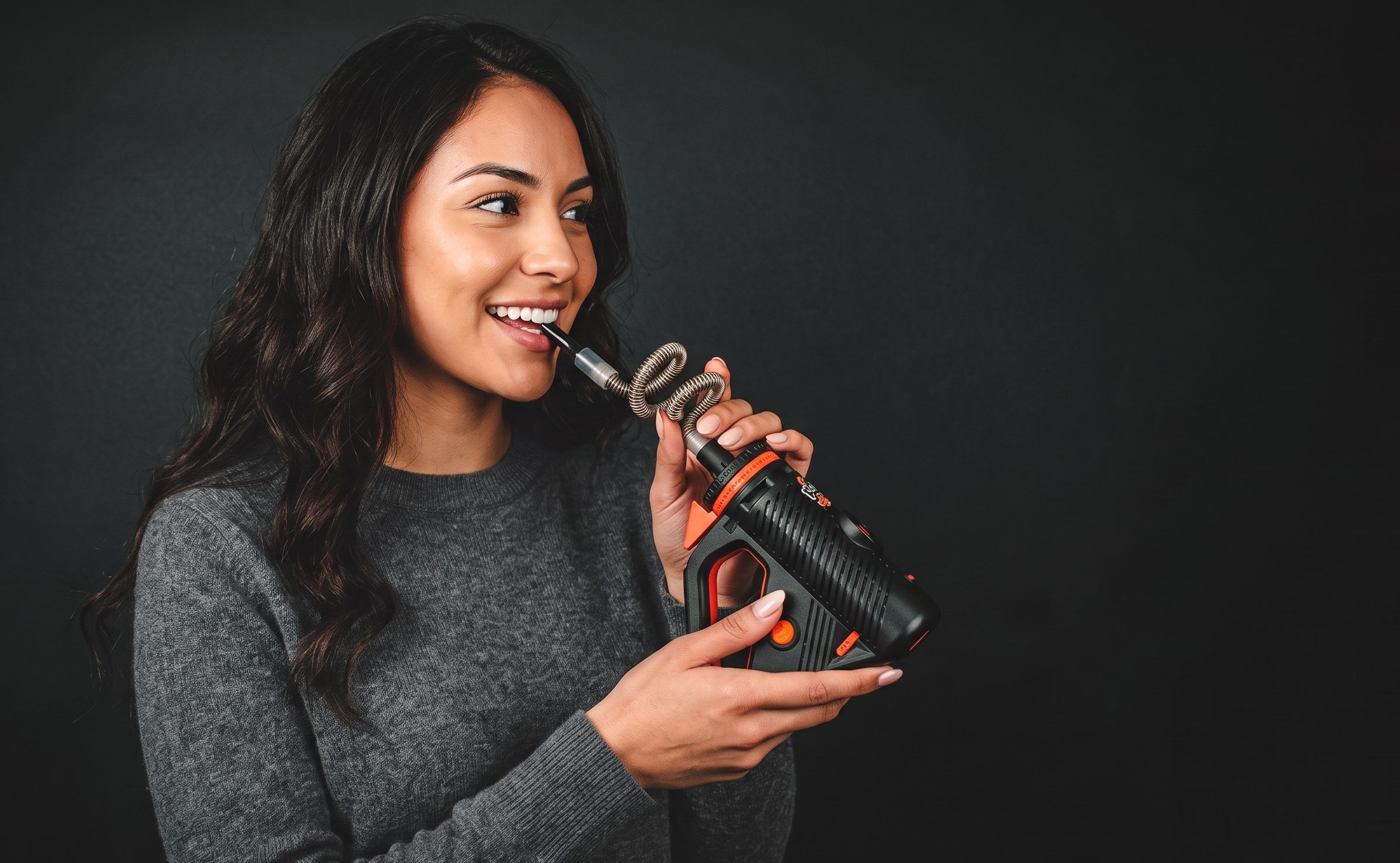The PLENTY vaporizer showcasing its iconic industrial-inspired design