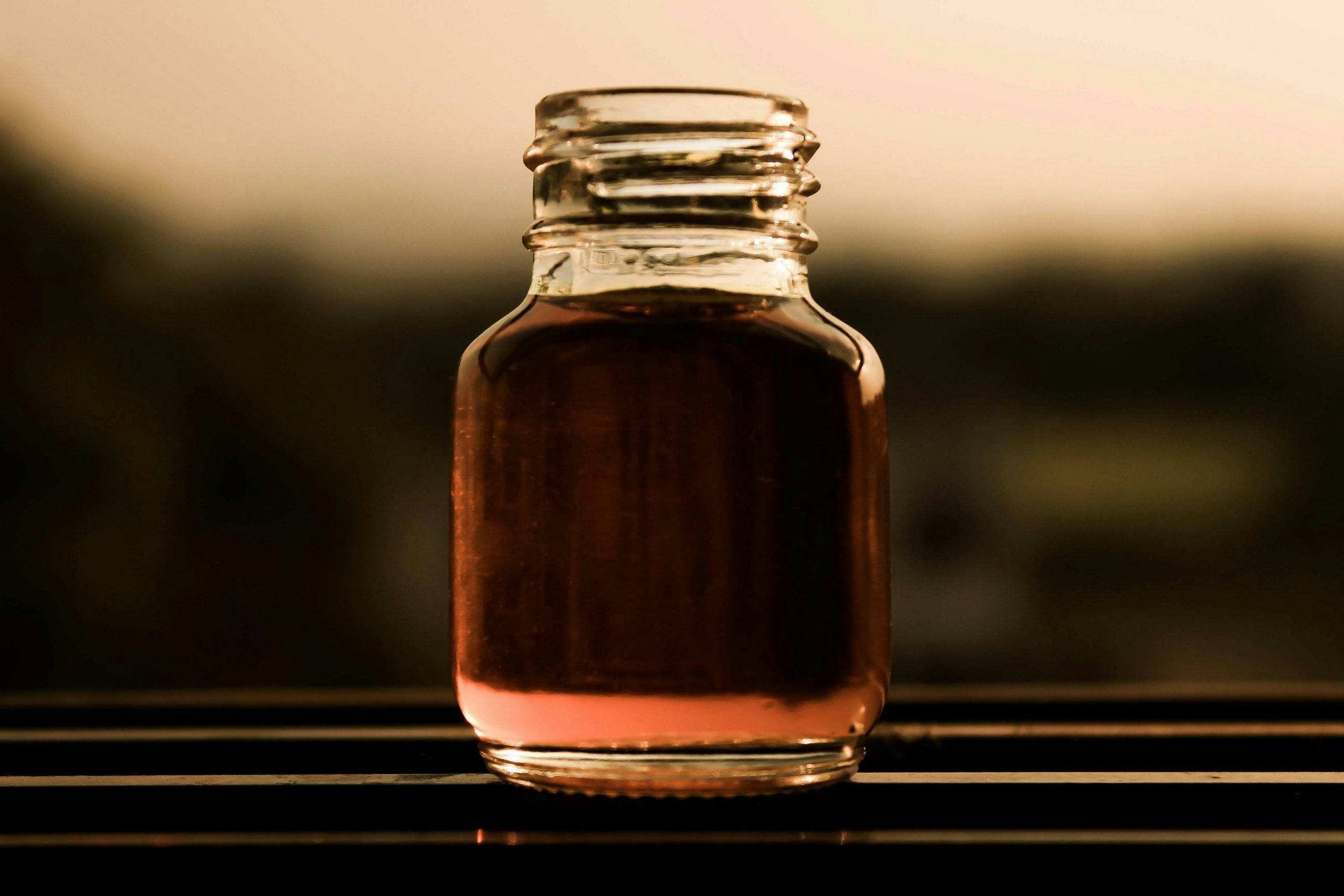 Homemade cannabis-infused simple syrup