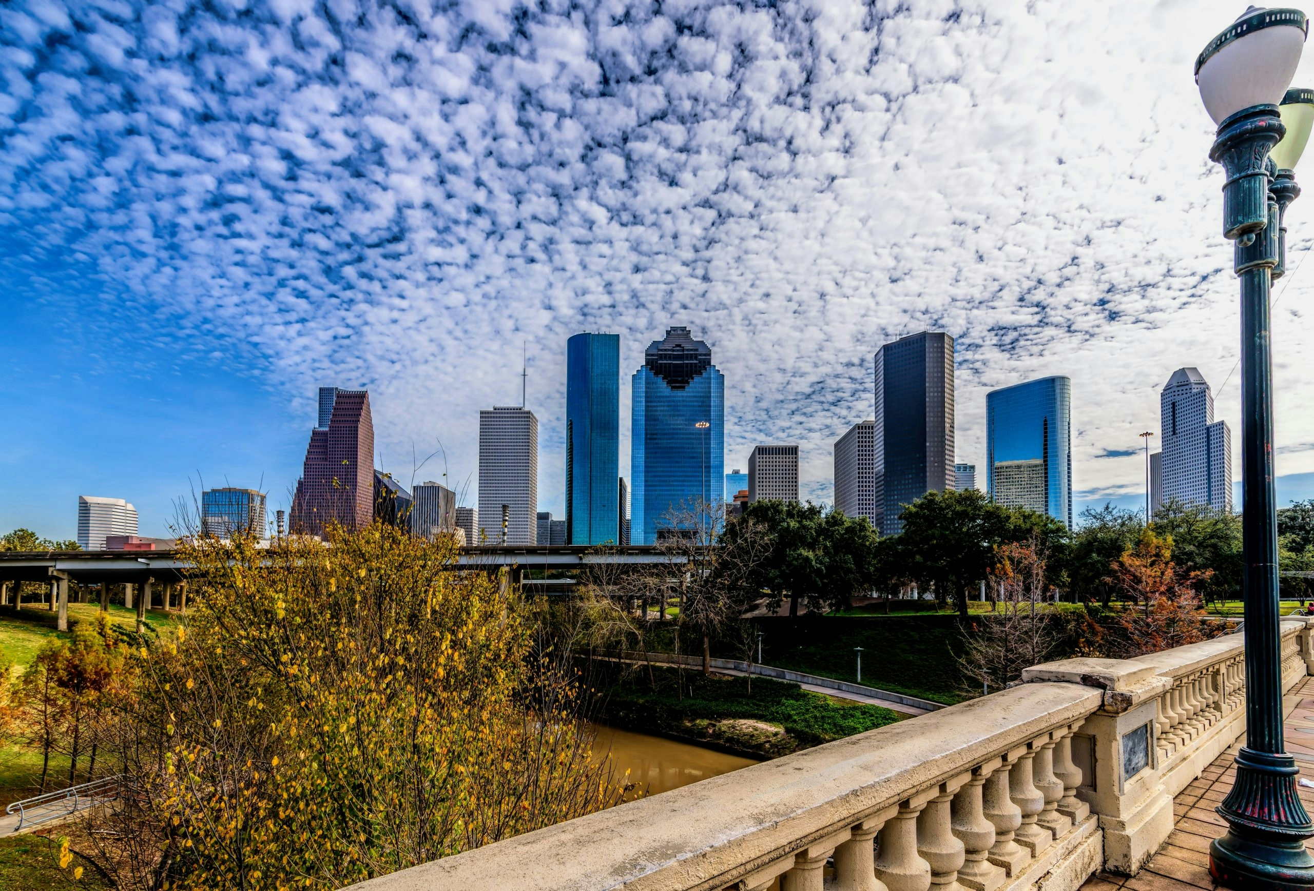 Panoramic view of the Houston skyline