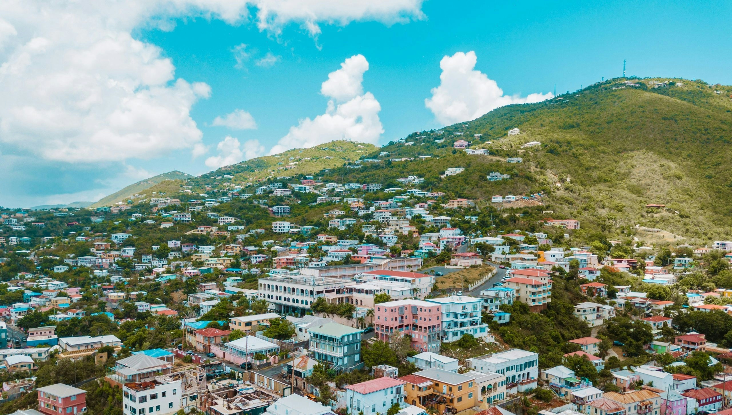 Charming Caribbean town
