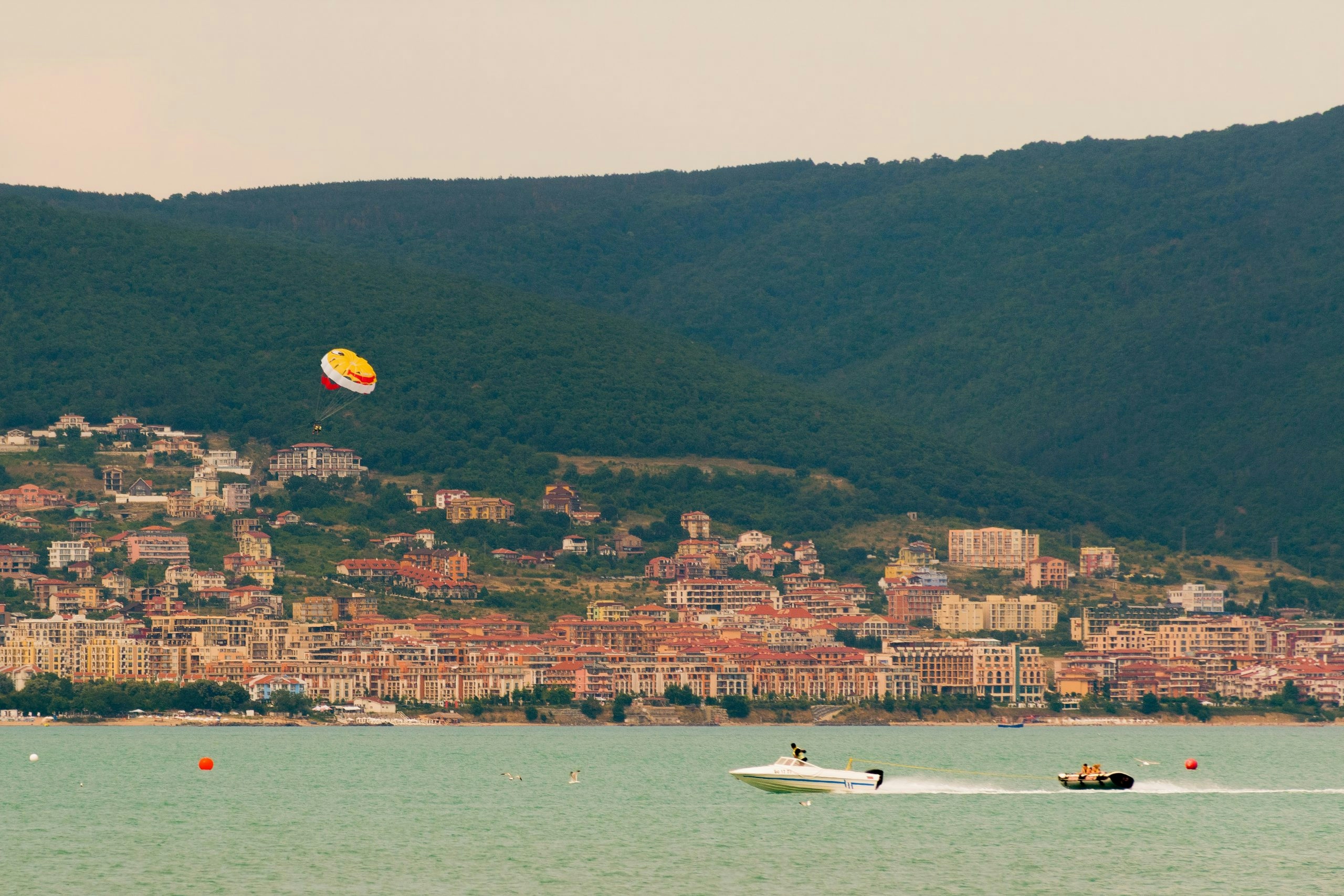 Bulgarian coastline surrounded by natural scenery