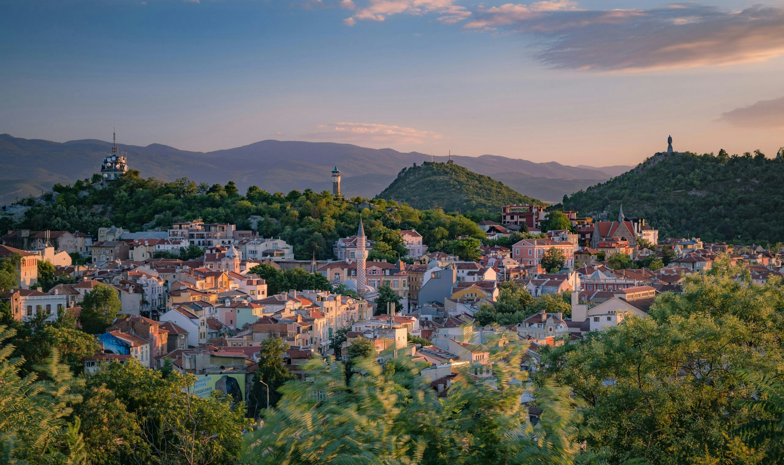 Lush Bulgarian landscape with mountains and valleys