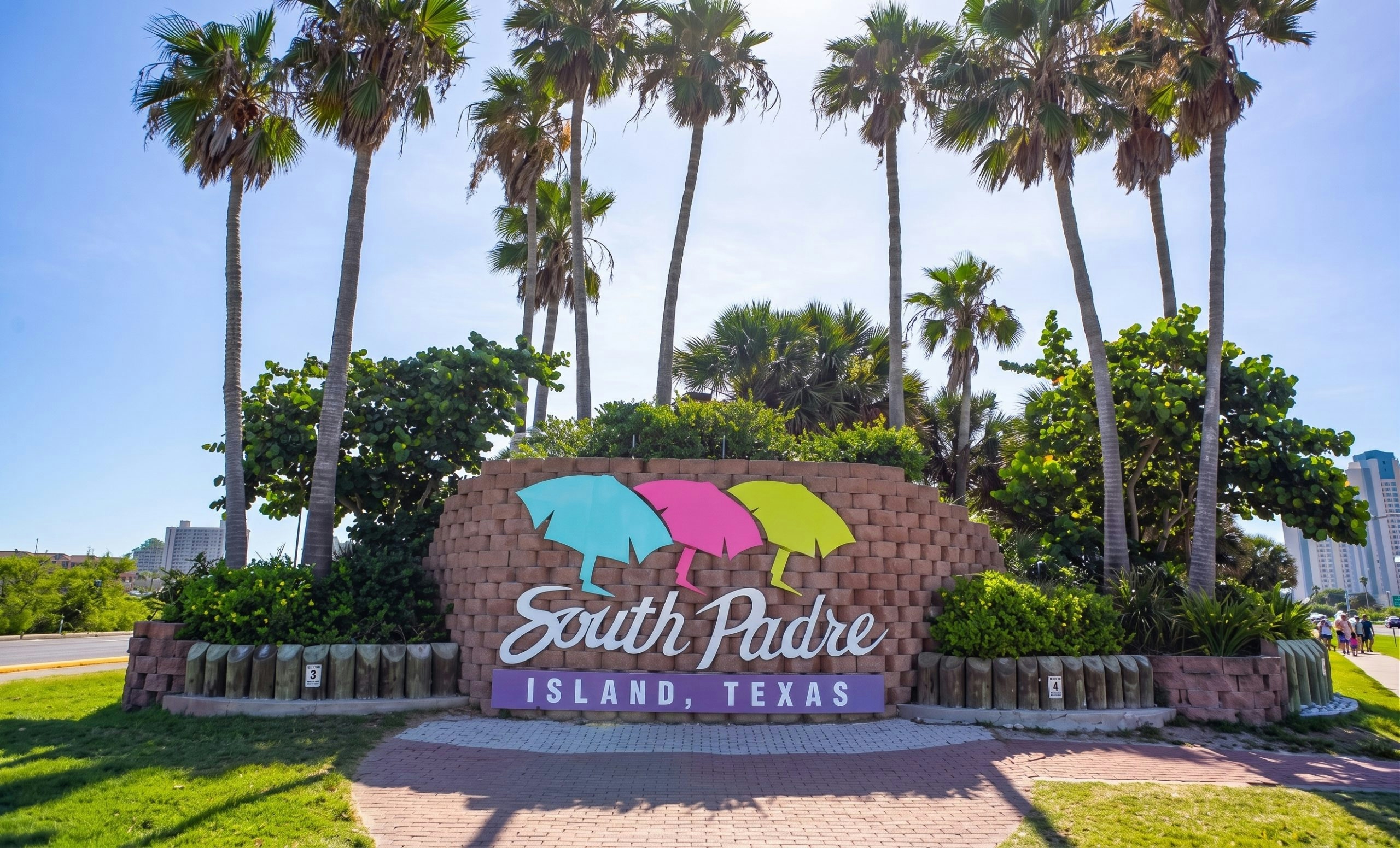 south padre sign