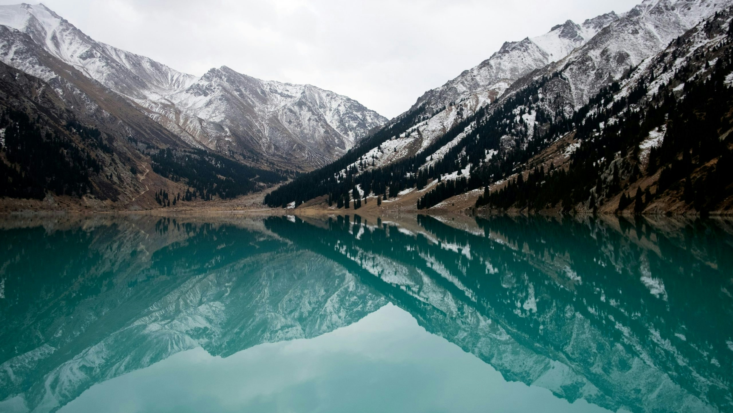 Picturesque natural landscape in Kazakhstan
