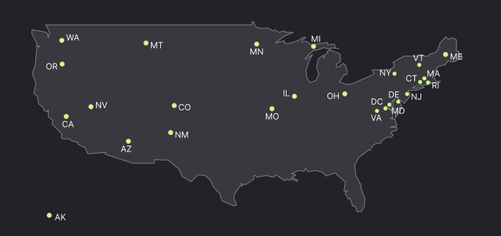 States With State-Licensed Cannabis Markets