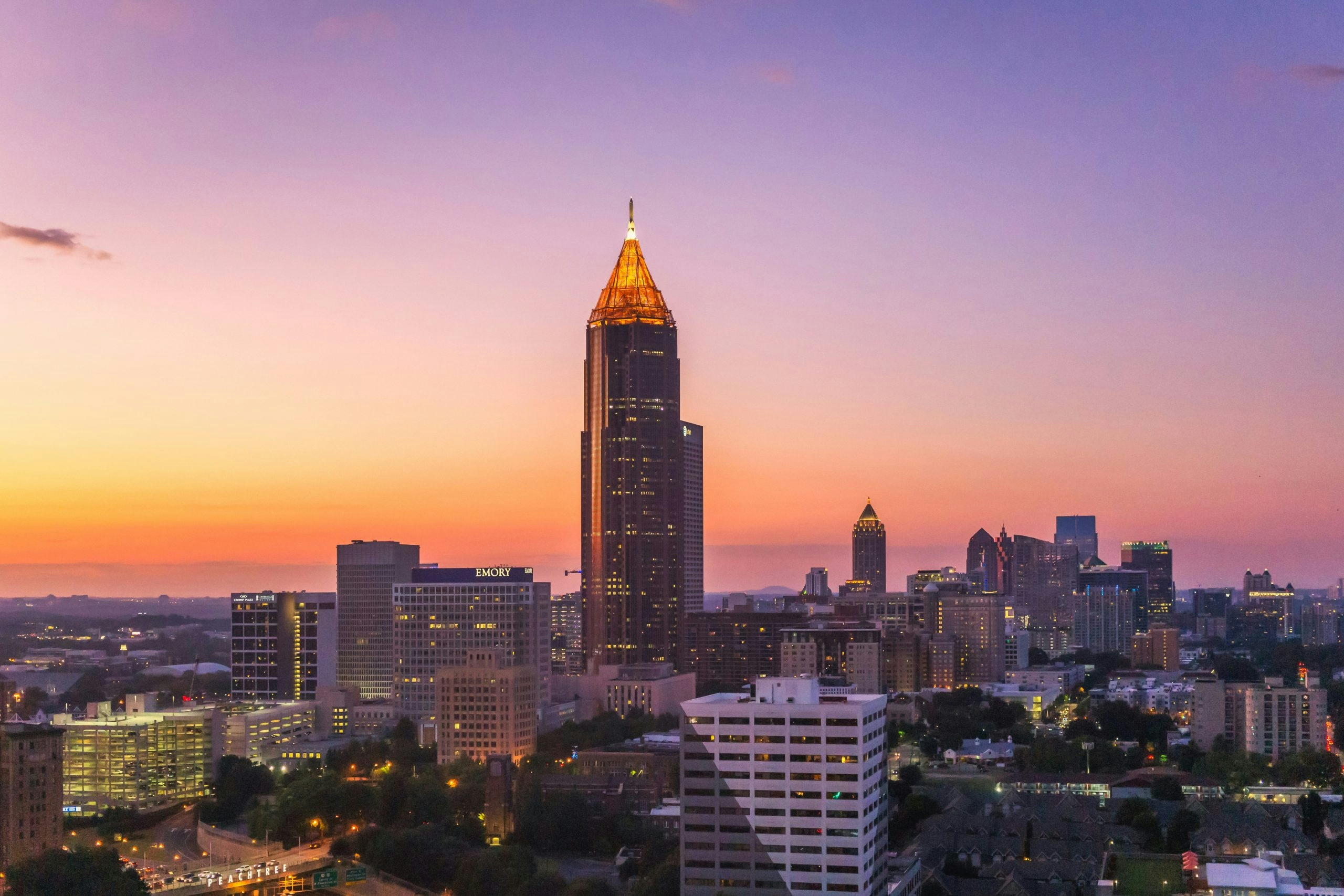 sunset in georgia