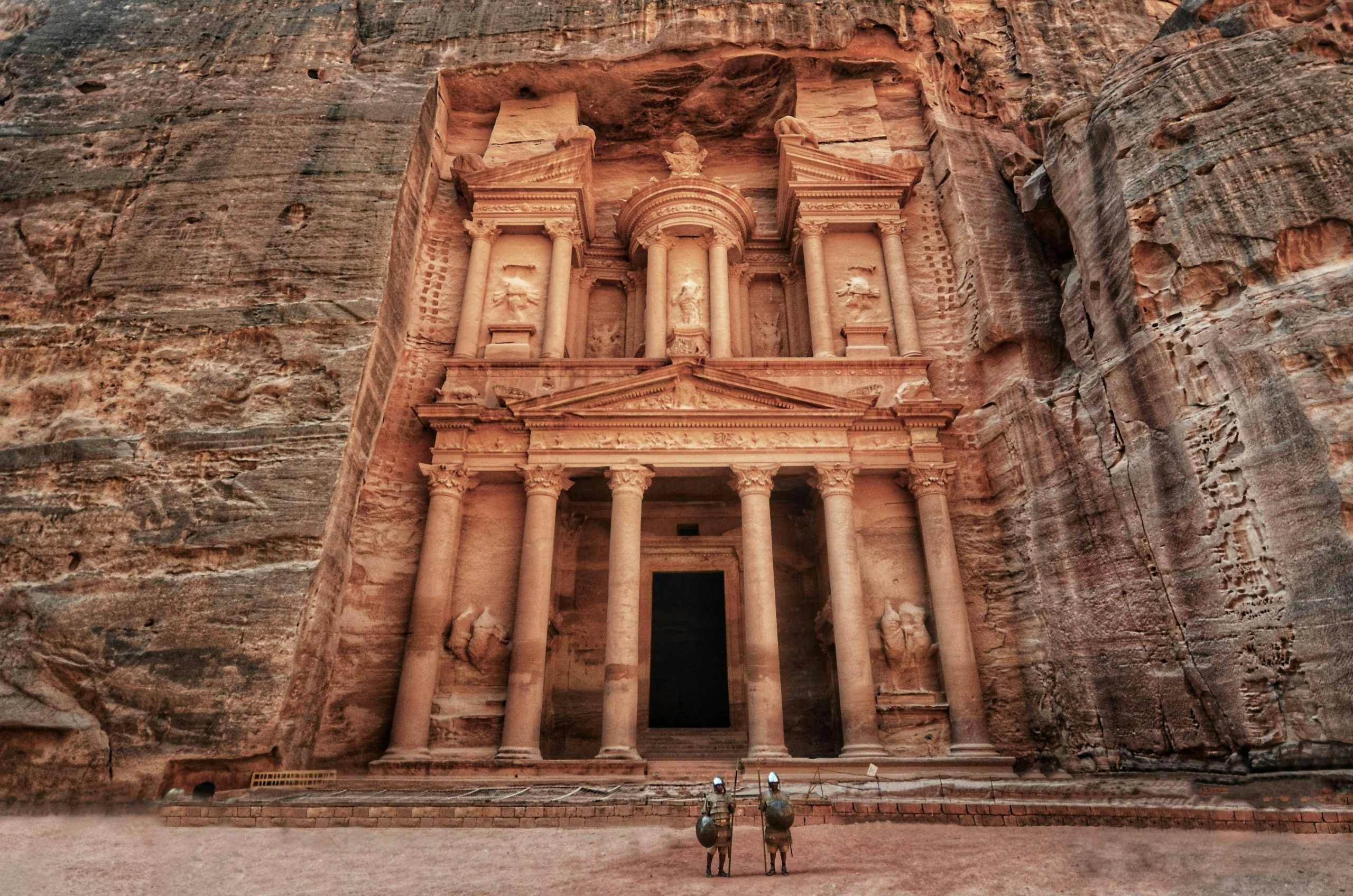 Petra, Jordan, with its ancient rock-cut architecture