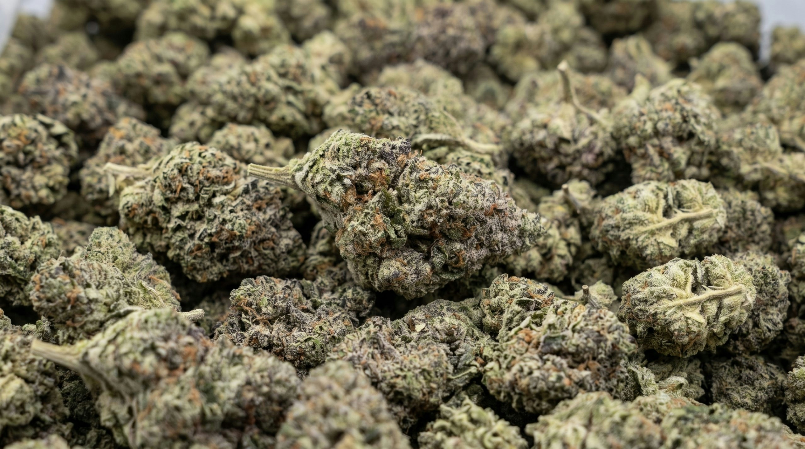 a lot of cannabis buds