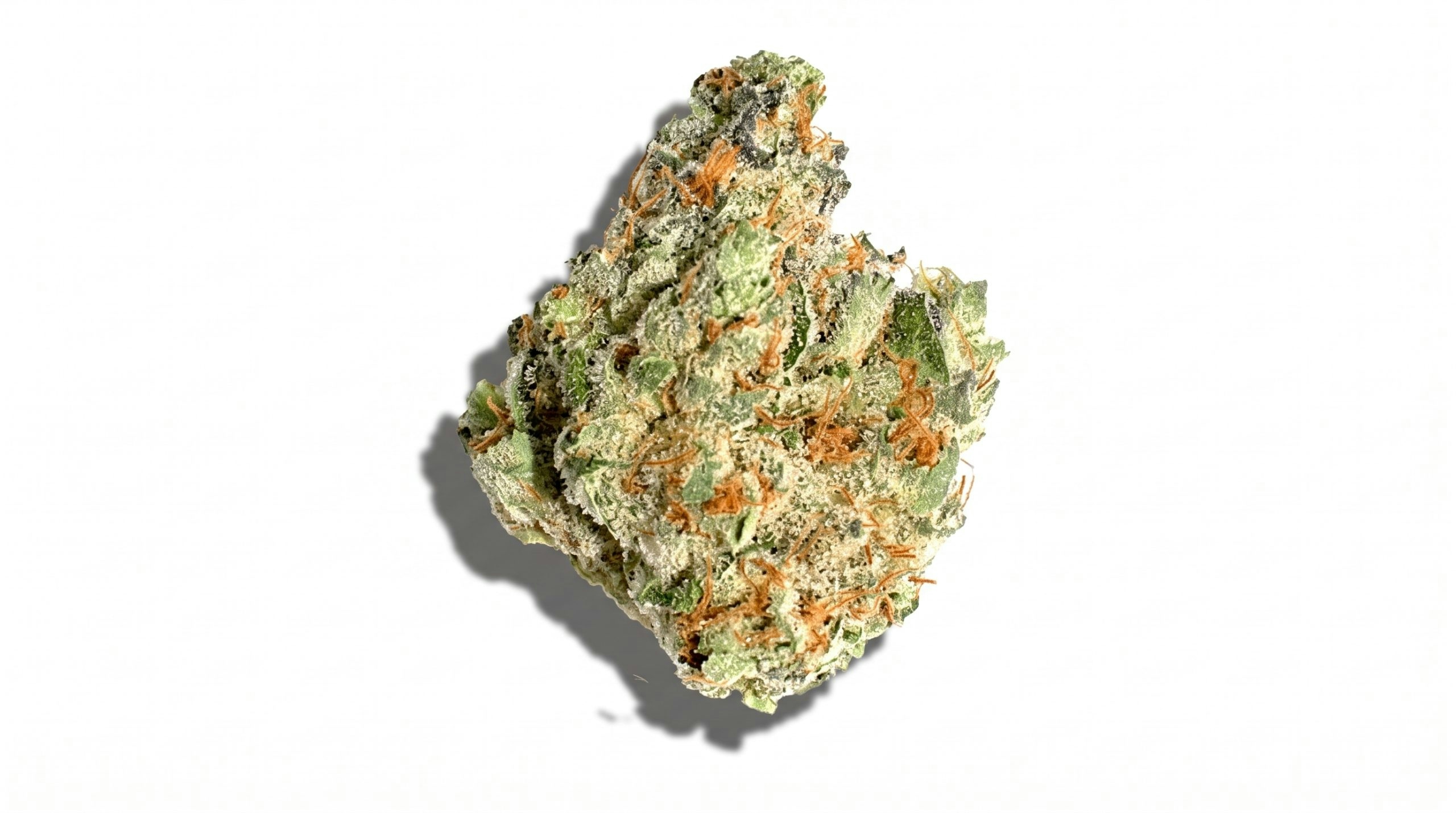 grape bubblegum strain over a white background