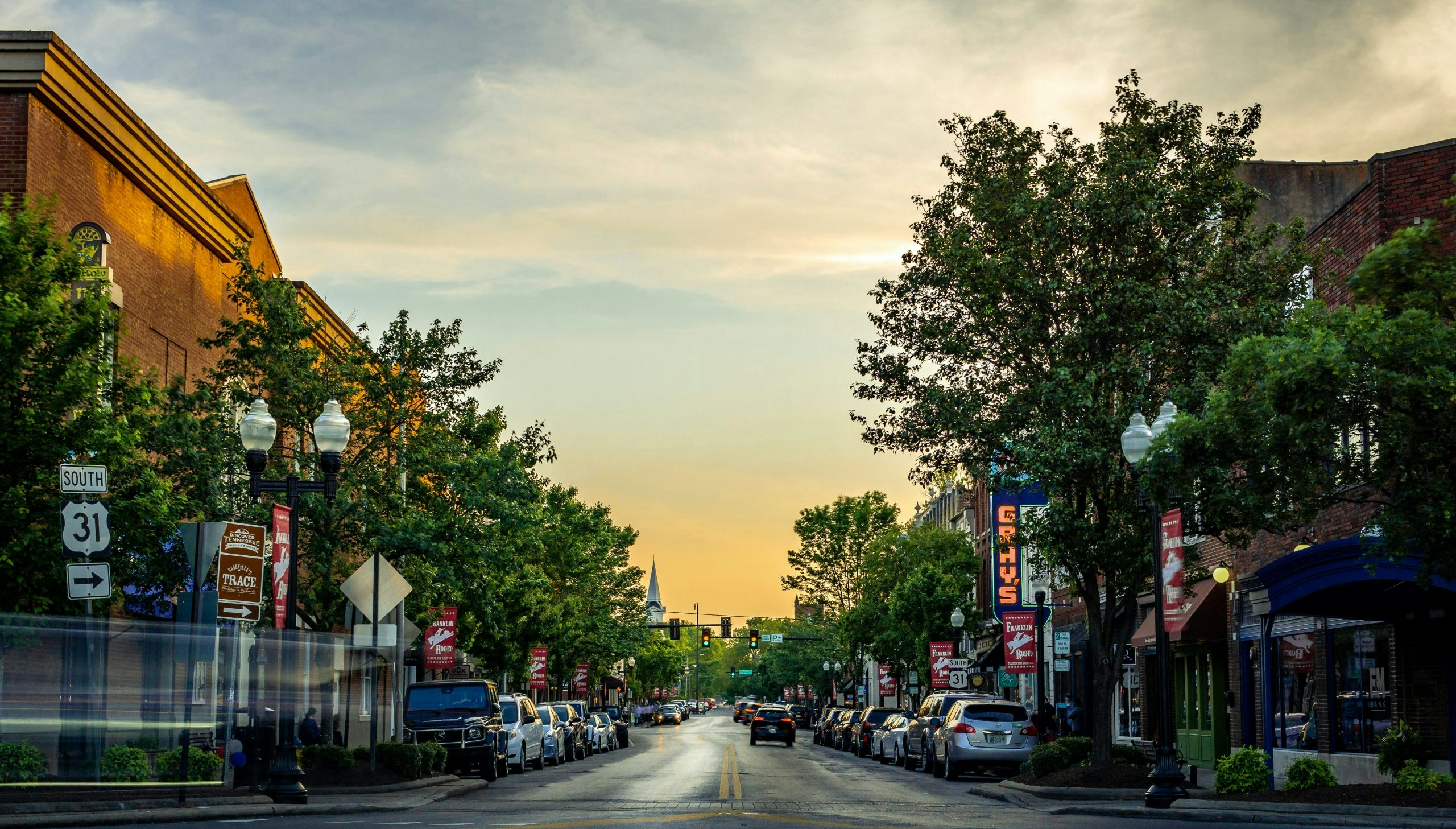 traditional street in tennessee